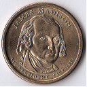 2007 - Dollaro Stati Uniti James Madison Zecca D